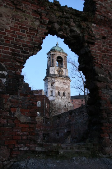 Ruines à Vyborg, Russie
