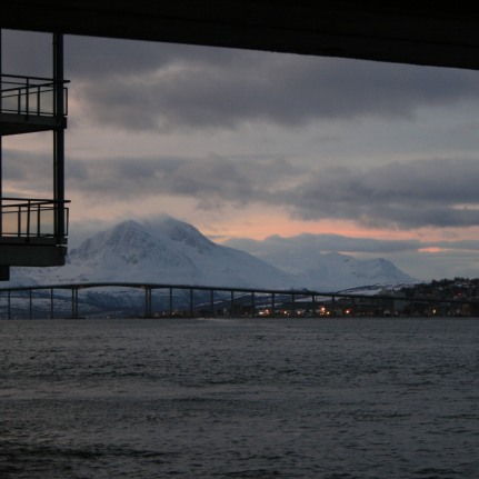 Montagnes à Tromsø, décembre 2010